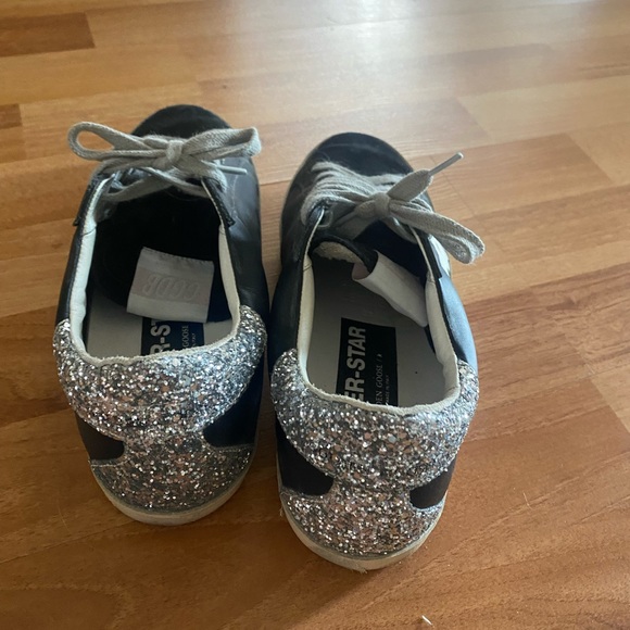 Gorgeous black and glitter superstars